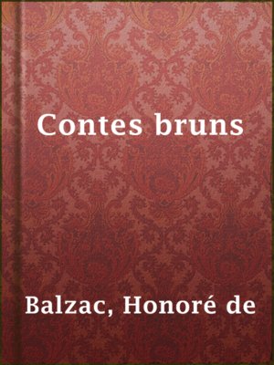 cover image of Contes bruns